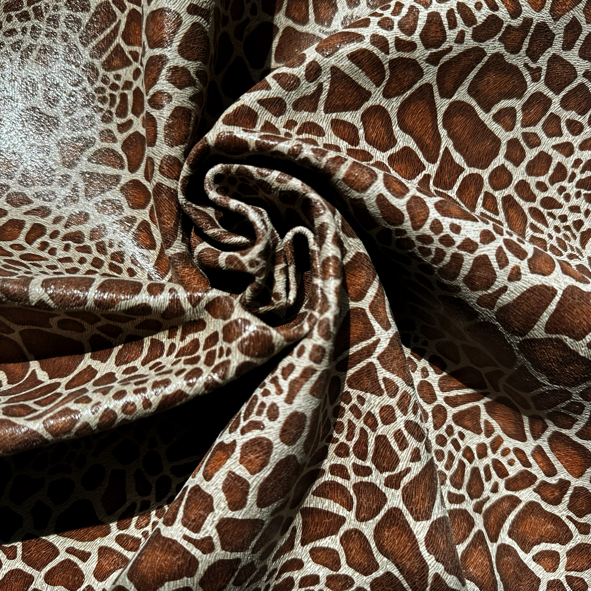 Schuh- & Taschenleder „Giraffe“ – Rindleder in Giraffe