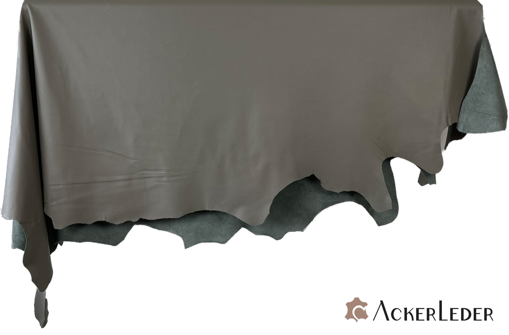 Lederhaut Rindleder Grau Beige Greige mittlere Narbung 2206203 verschiedene Größen