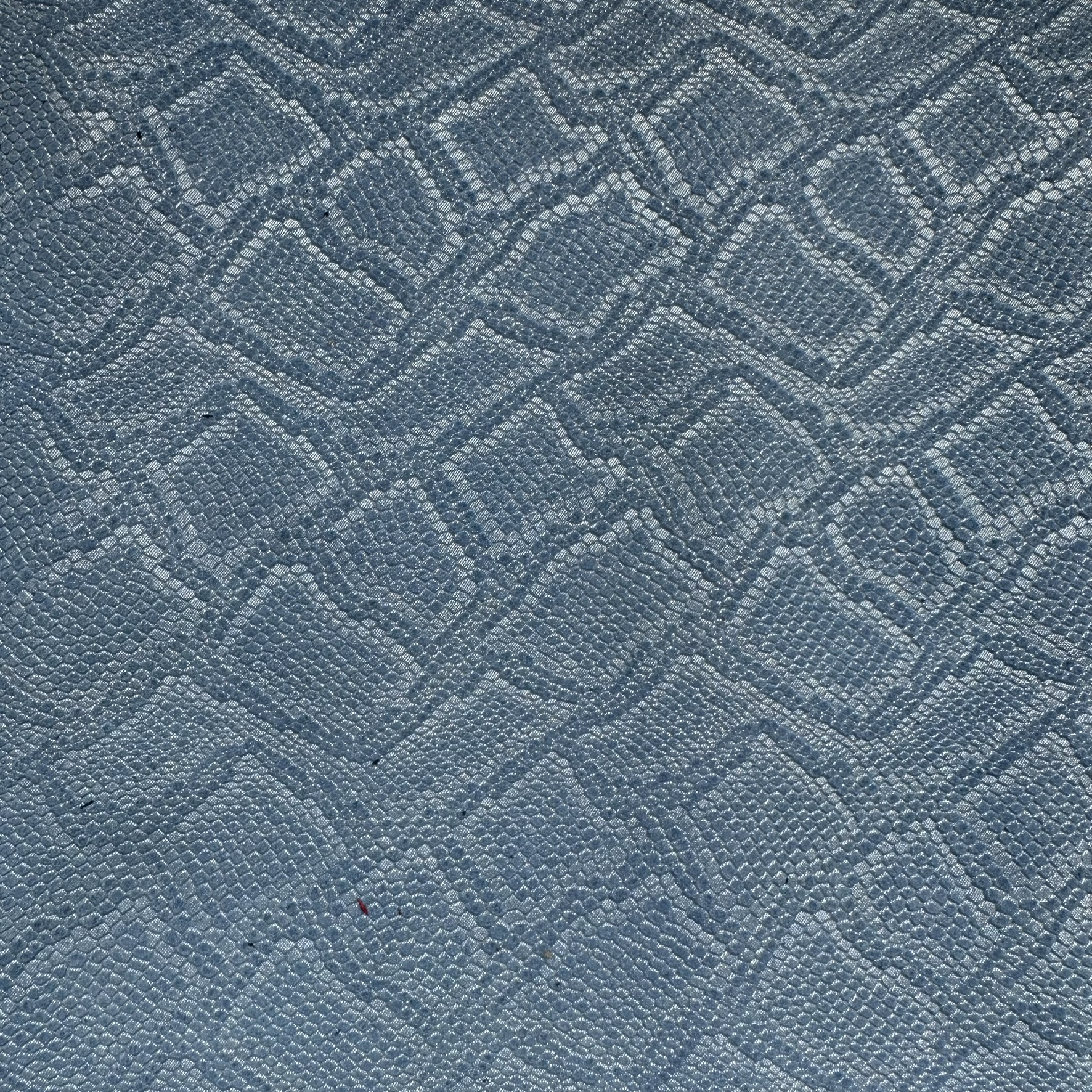 Schuh- & Taschenleder „Velours Snake Blue“ – Foliertes Rindleder mit 3D-Schlangenmuster