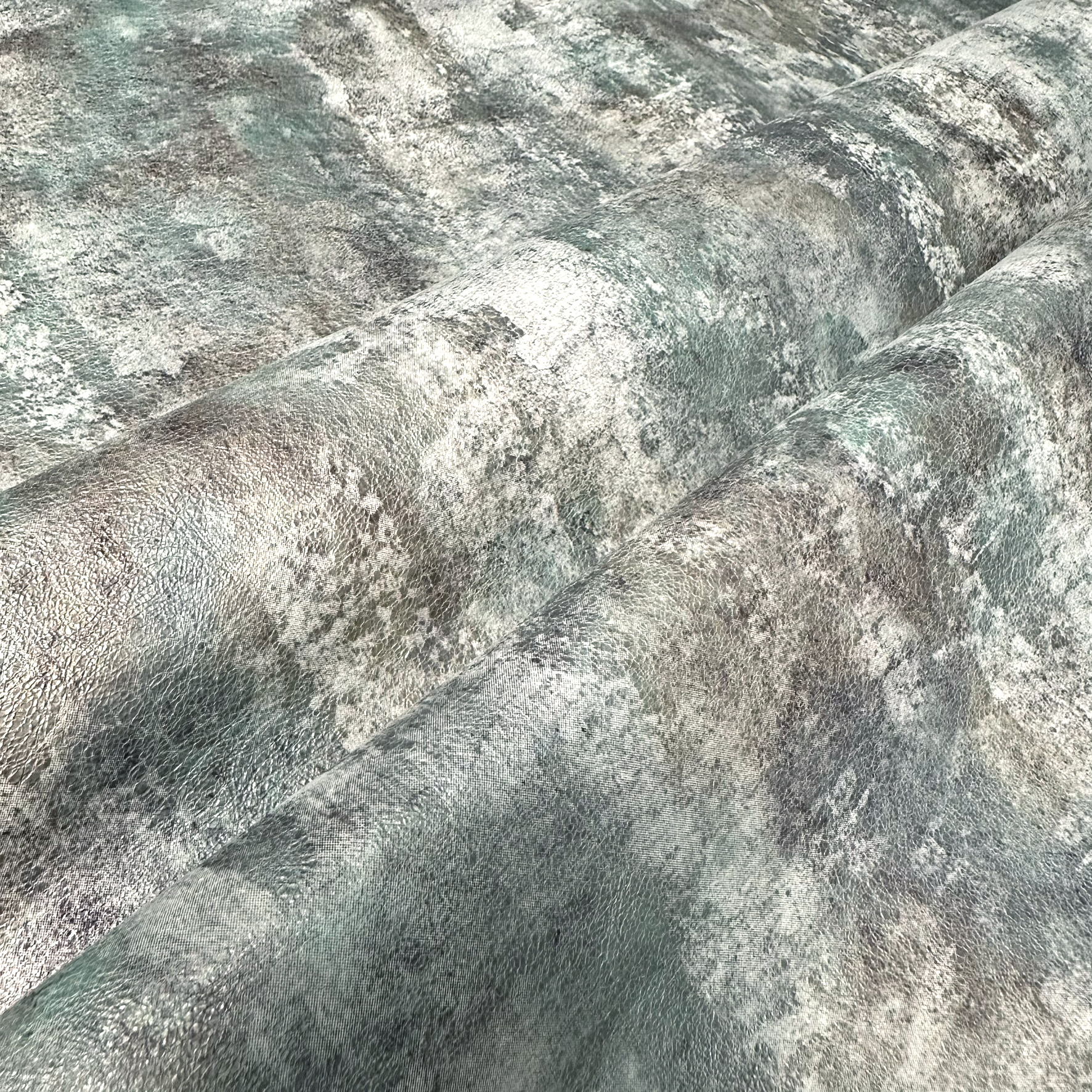 Schuh- & Taschenleder „Abstract Aquarell Farbverlauf Universum“ – Rindleder mit Print in hellen Tönen