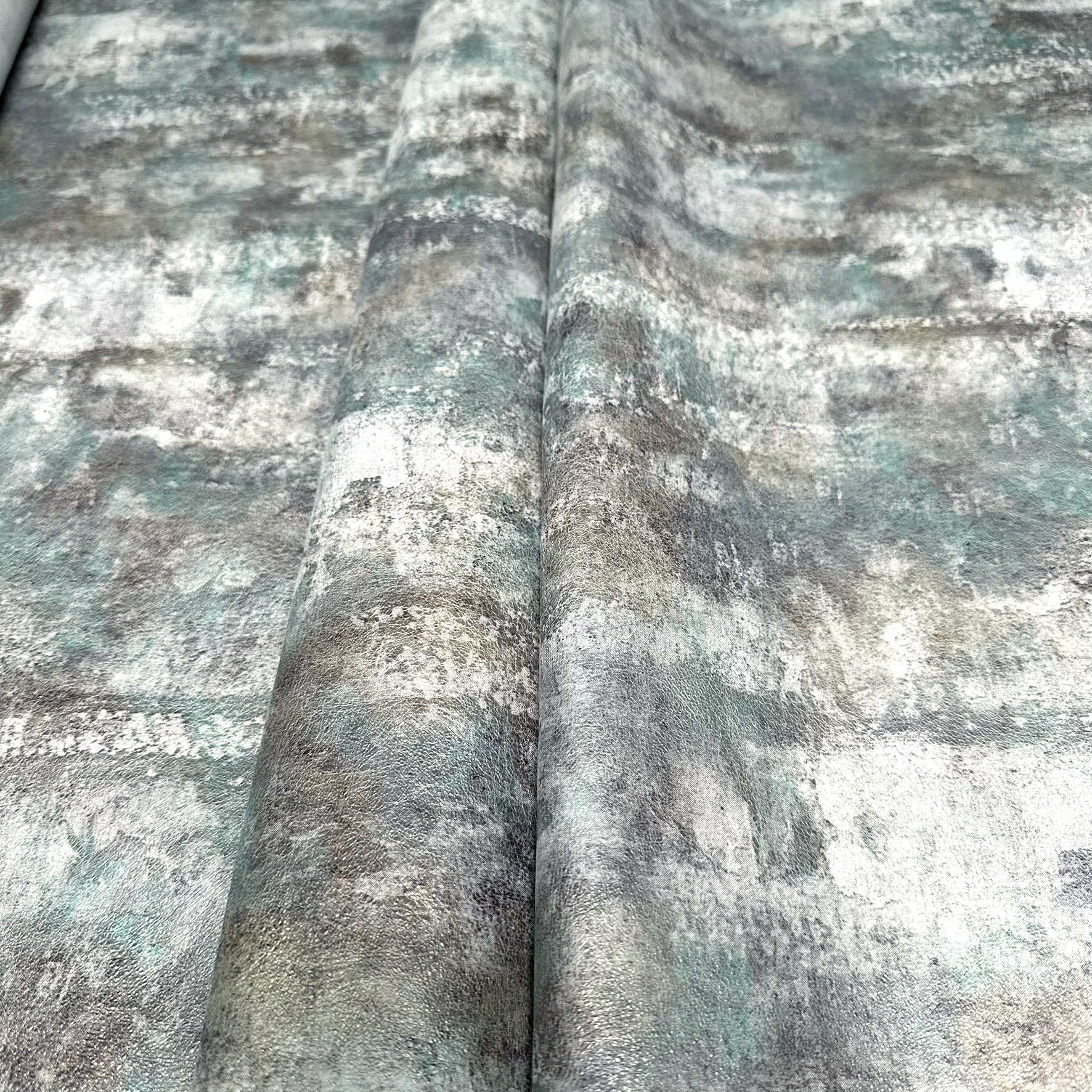 Schuh- & Taschenleder „Abstract Aquarell Farbverlauf Universum“ – Rindleder mit Print in hellen Tönen