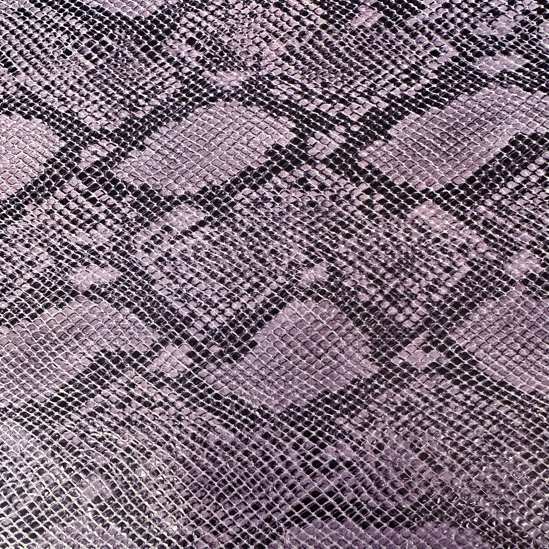 Schuh- & Taschenleder „Python Lila Glanz“ – Leder mit Schlangenmuster in einem hellen Lilaton