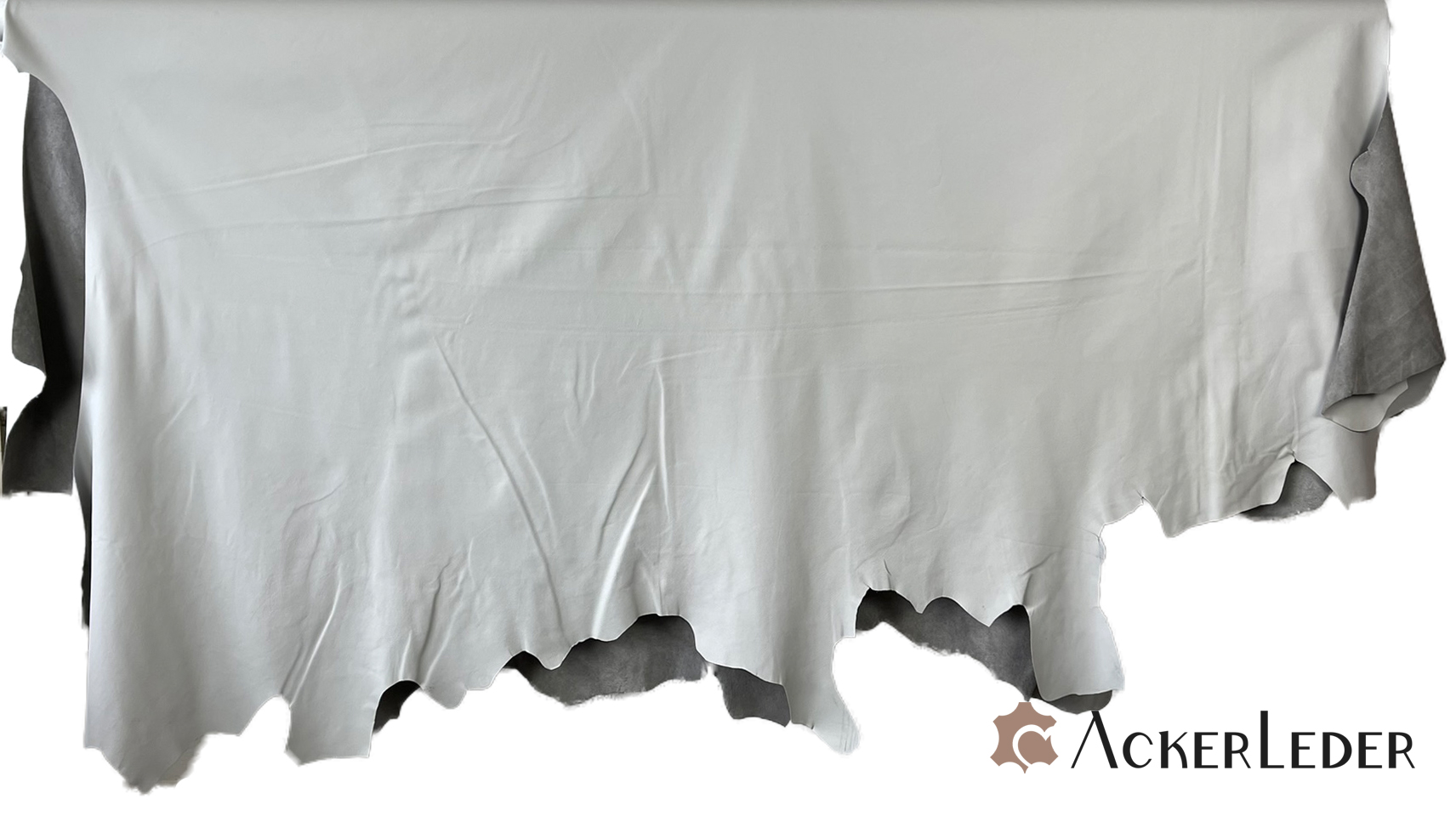 Lederhaut Rindleder Hell Grau weich mittlere Narbung 2206202 verschiedene Größen