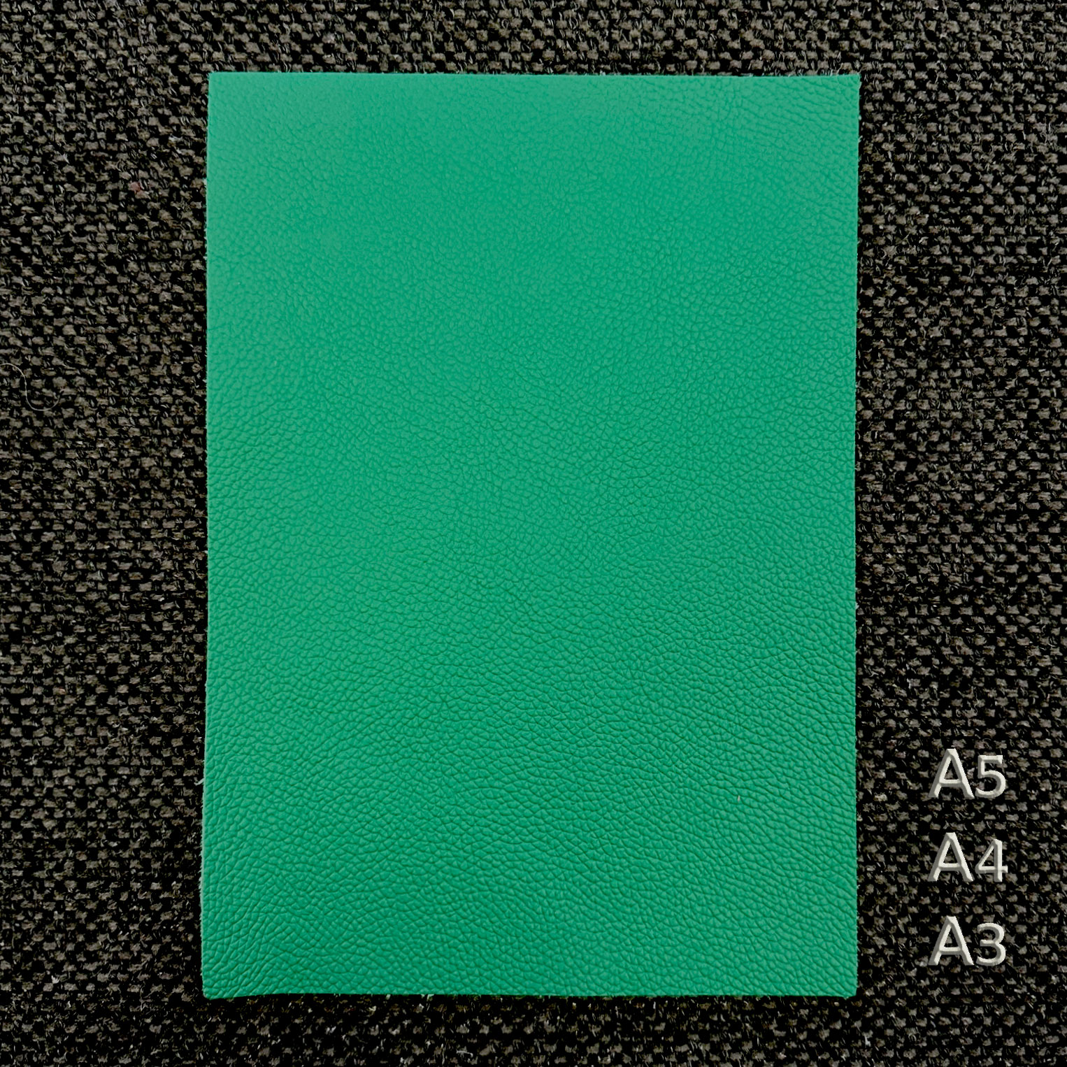 Möbellederzuschnitt in Italian Green in A4