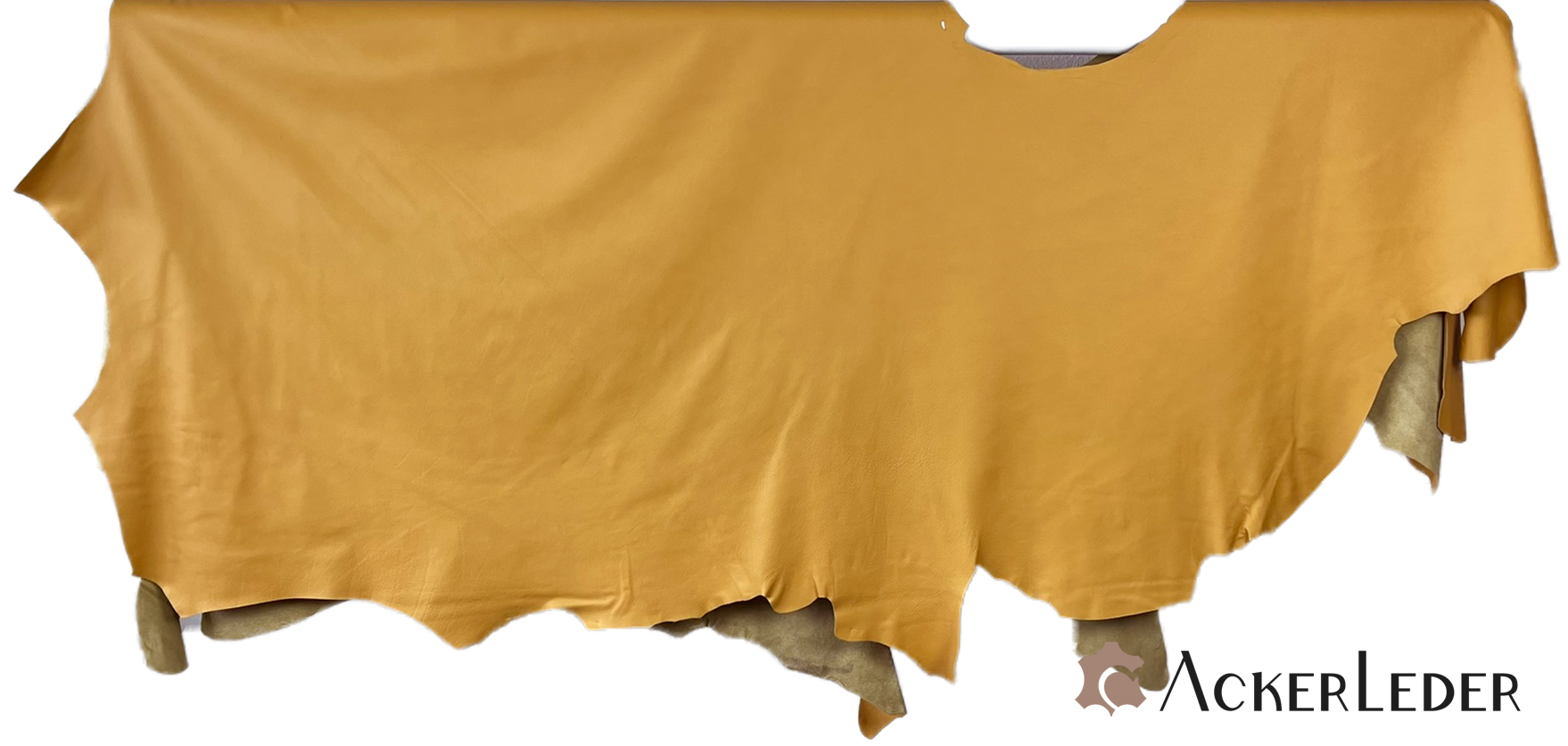 Lederhaut Rindleder Curry Gelb weich 2206207 verschiedene Größen