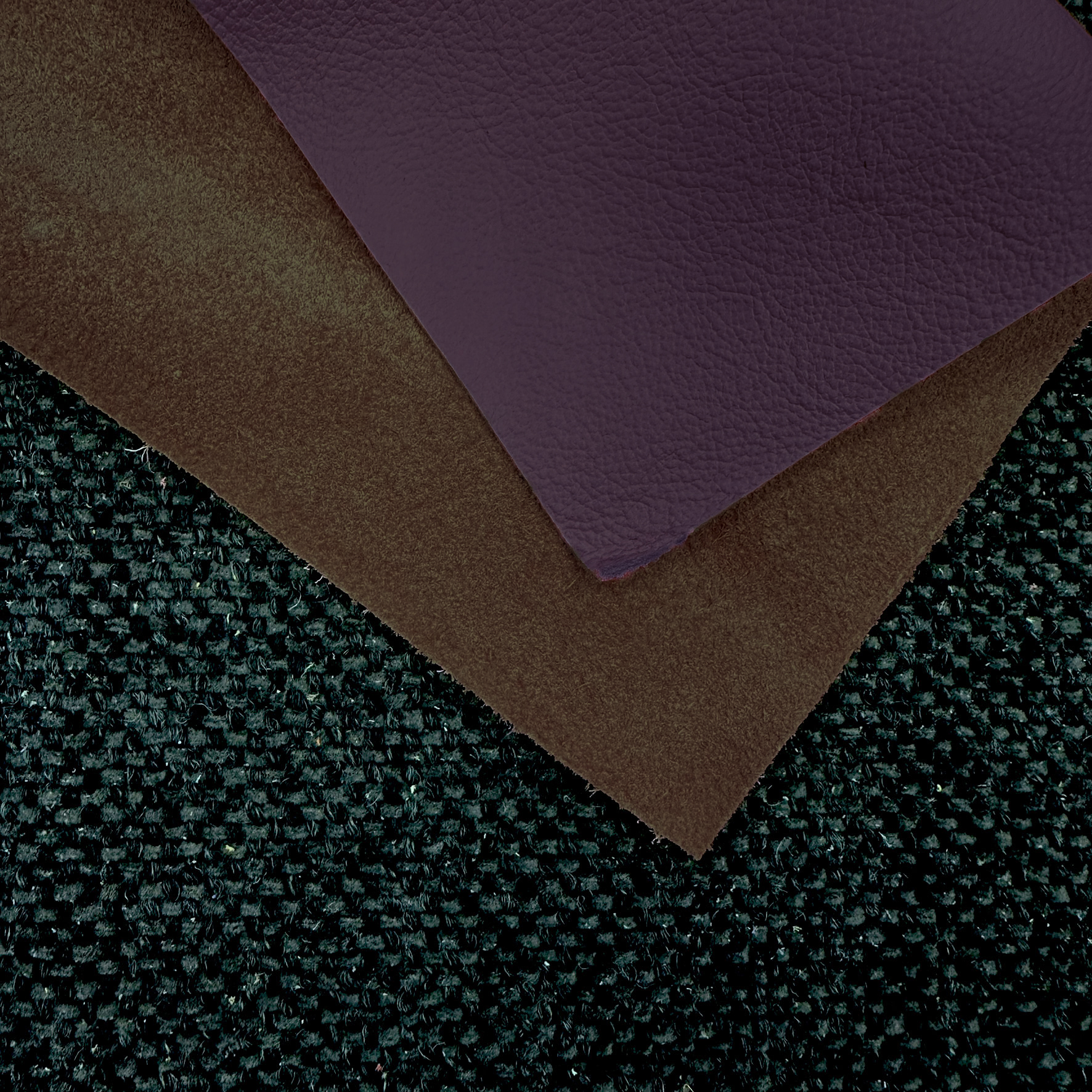 Möbellederzuschnitt in Aubergine in A3